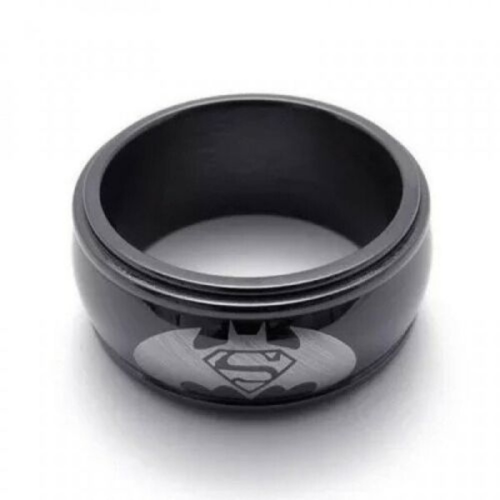 Men's Women Stainless Steel Titanium Band Batman - Picture 3 of 3